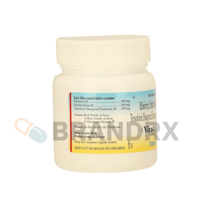 Viraday 600/200/300 mg Cipla